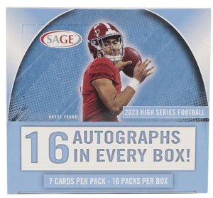 2023 Sage High Series Football Hobby Box - Sweets and Geeks