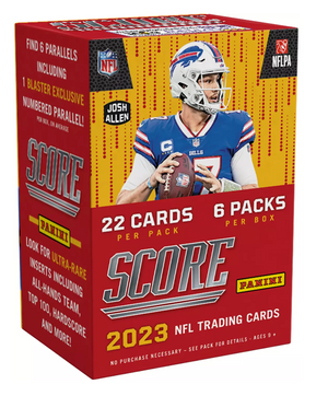 2023 Panini Score Football 6-Pack Blaster Box - Sweets and Geeks