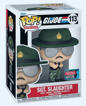 Funko Pop Retro Toys: G.I. Joe - Sgt. Slaughter (2022 Fall Convention Limited) #113 - Sweets and Geeks