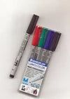 Water Soluble Markers (Medium Tip, 4 Pack)
