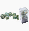 Marble Mega-hedral Green/Dark Green 7 Die Set