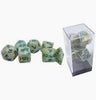Marble Mega-hedral Green/Dark Green 7 Die Set