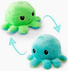 Reversible Octopus Plush: Green & Aqua