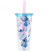 Lilo and Stitch Snack Toss 24 oz Plastic Boba Tumbler