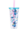 Lilo and Stitch Snack Toss 24 oz Plastic Boba Tumbler