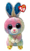 Ty Plush Beanie Boo: Twitches The Rainbow Easter Rabbit Small (SNG6)