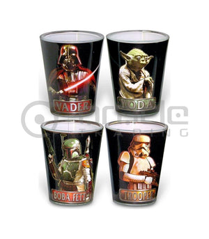 Star Wars Shot Glass Set – Characters (4-Pack) - Sweets and Geeks