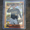 2025 Topps Series 1 Paul Skenes 1990 35th Chrome Silver Pack Mojo #T90C-32