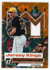 Paul Skenes 2025 Panini Donruss Jersey Kings Orange Ice Relic #JK-PS - front