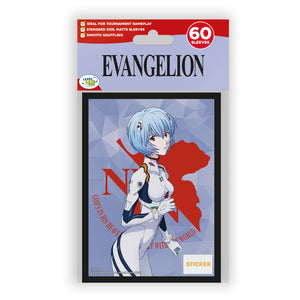 Evangelion Standard 60 Count Sleeves - Rei - Sweets and Geeks