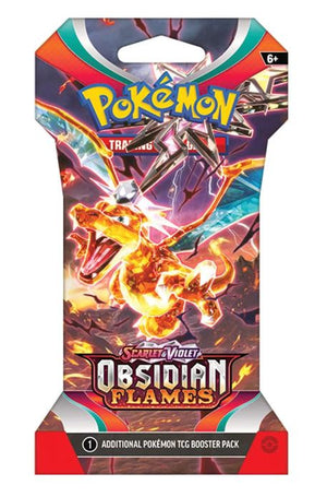Scarlet & Violet Obsidian Flames Sleeved Booster Pack (Pre-Sell 8-7-23) - Sweets and Geeks