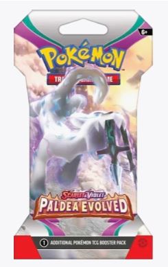 Scarlet & Violet Paldea Evolved Sleeved Booster Pack (Pre-Sell 6-5-23) - Sweets and Geeks