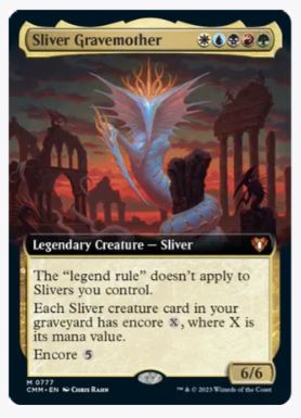 Sliver Gravemother (Extended Art) - Commander Masters - #0777 - Sweets and Geeks
