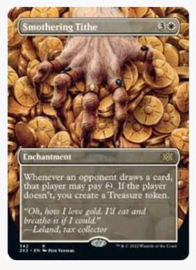 Smothering Tithe (Borderless) - Double Masters 2022 - #342 - Sweets and Geeks
