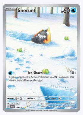 snorunt pokemon card Snorunt (Illustration Rare) SV04: Paradox Rift #188/182 – Sweets and Geeks
