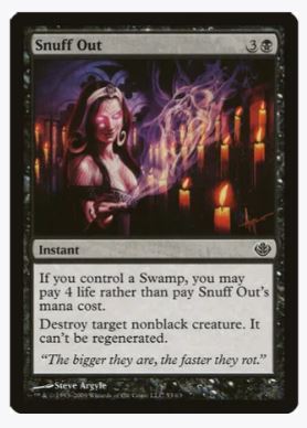 Snuff Out - Duel Decks: Garruk vs. Liliana - #53/63 - Sweets and Geeks