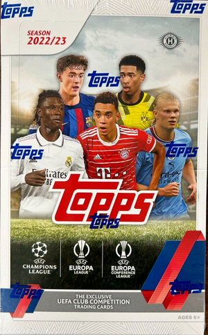 2022/23 Topps UEFA Club Competitions Soccer Hobby Box - Sweets and Geeks
