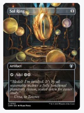 Sol Ring (Borderless) - Commander Masters - #0703 - Sweets and Geeks