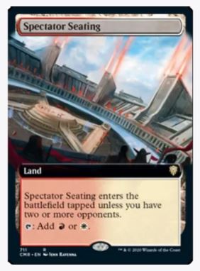 Spectator Seating (Extended Art) - Commander Legends - #711 - Sweets and Geeks
