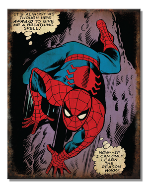 Spider Man Wall Metal Sign - Sweets and Geeks