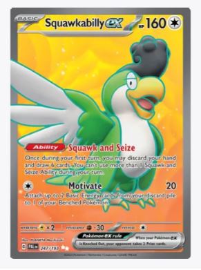 Squawkabilly ex (Full Art) SV02: Paldea Evolved # 247/193 - Sweets and Geeks