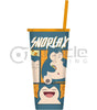 Pokémon Stainless Steel Tumbler with Straw – Snorlax