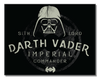 Star Wars Darth Vader Sith Metal Sign - Sweets and Geeks