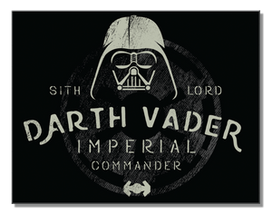 Star Wars Darth Vader Sith Metal Sign - Sweets and Geeks