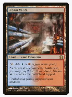 Steam Vents - Return to Ravnica - #247/274 - Sweets and Geeks