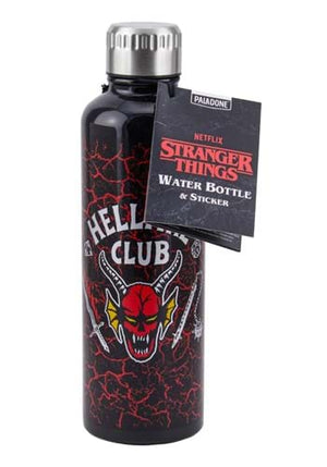Stranger Things Hellfire Club Metal Water Bottle - Sweets and Geeks