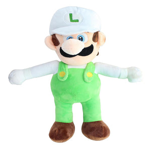 Super Mario Fire Luigi 16" Plush - Sweets and Geeks
