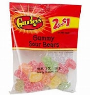 Gurley's Sour Gummy Bears 2.5oz - Sweets and Geeks