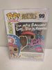 (SIGNED by Lisa Ortiz MAS Cert# WIT207212) Funko POP! Animation: One Piece - Tony Tony Chopper (Flocked) #99