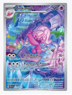 Tinkatuff (Illustration Rare) SV02: Paldea Evolved # 217/193 - Sweets and Geeks