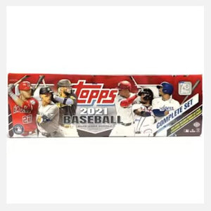 2021 Topps Factory Set Baseball Hobby (Box) (Red) - Sweets and Geeks