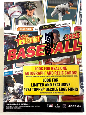 2023 Topps Heritage Baseball Blaster Box - Sweets and Geeks