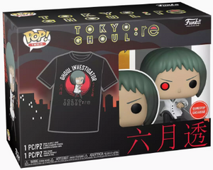 Funko Pop! Animation: Tokyo Ghoul: Re - Toru Mutsuki POP and Tee Set XL - Sweets and Geeks