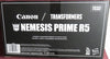 Takara Tomy Import Cannon X Transformers Nemesis Prime