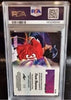Travis Bazzana 2024 Leaf Vivid Power Brokers Purple Prismatic Autograph 1/2 #PB-TB1 PSA 9 — back