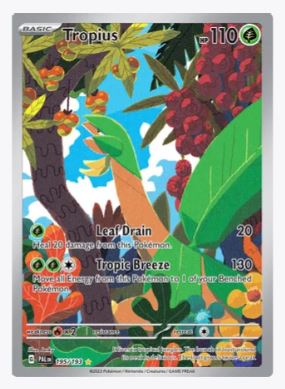 Tropius (Illustration Rare) SV02: Paldea Evolved # 195/193 - Sweets and Geeks