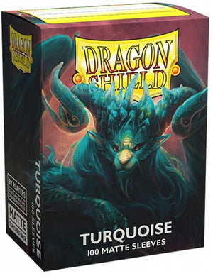 Dragon Shield Matte Sleeves 100ct - Turquoise - Sweets and Geeks