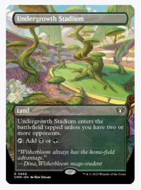 Undergrowth Stadium (Borderless) - Commander Masters - #0666 - Sweets and Geeks