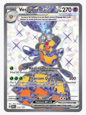 Vespiquen ex (Full Art) SV03: Obsidian Flames #212/197 - Sweets and Geeks