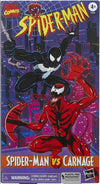 Marvel Legends Spider-Man 6 Inch Action Figure Retro 2-Pack - Black Spider-Man vs Carnage
