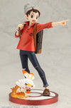 Kotobukiya ArtFX J: Pokemon - Victor with Scorbunny Statue