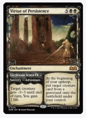 Virtue of Persistence (Showcase) - Wilds of Eldraine - #0281 - Sweets and Geeks