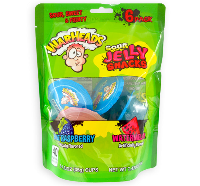Warheads Sour Jelly Snacks Blue Raspberry Watermelon 7.42oz – Sweets ...
