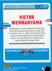 Victor Wembanyama Optic Rated Rookie #225 actual card back October 2026