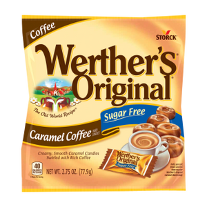 Werther's Original Sugar Free Caramel Coffee Hard Candies 2.75oz Bag - Sweets and Geeks