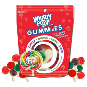 Whirly Pop Gummies 7.5oz Bag - Sweets and Geeks